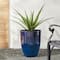 Glitzhome® 17" Eco-Friendly Oversized Faux Ceramic Tall Bowl Planters, 2ct.